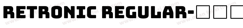 Retronic Regular字体转换